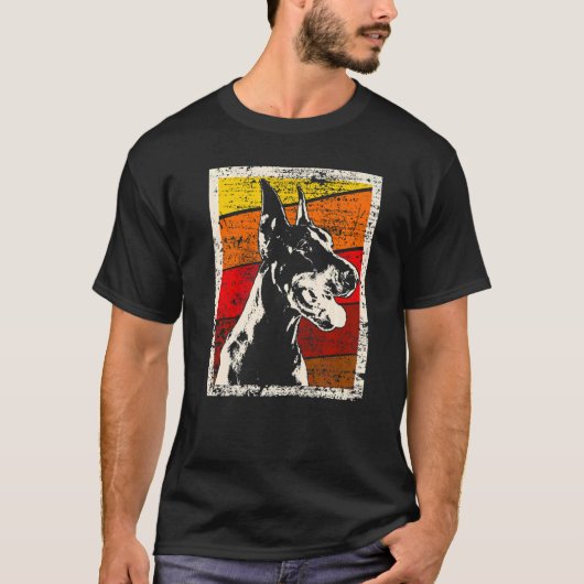 ドーベルマン犬の種類 9 Tシャツ (正面)