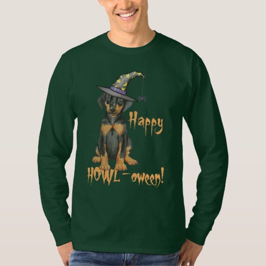 ドーベルマン犬の魔法使い Tシャツ (正面)