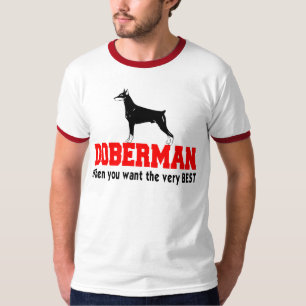 ドーベルマン犬まさにベスト Tシャツ