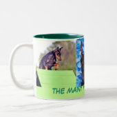 ドーベルマン犬愛 ツートーンマグカップ (左)