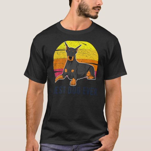 ドーベルマン犬種 108 Tシャツ (正面)