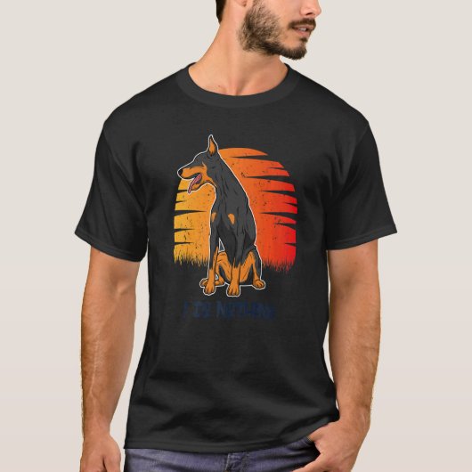 ドーベルマン犬種 178 Tシャツ (正面)