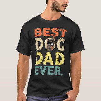 ドーベルマン男子 最高の犬パパ Tシャツ