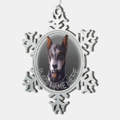 ドーベルマン オーナメント 名入れ 犬の飾り (右)