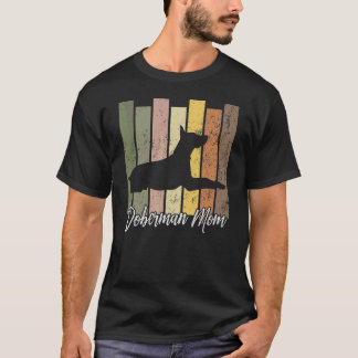 ドーベルマン・ピンシャーのママ ドーベルマン・ピンシャーの犬 Tシャツ