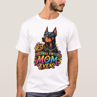 ドーベルマン・ピンシャーのママ Forever Tシャツ