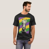 ドーベルマン・ピンシャー+道化師+マルディグラ+犬ママ+パパ Tシャツ (正面フル)