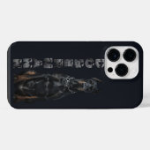 ドーベルマン・ピンシャー    iPhoneケース (裏面横)