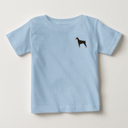 ドーベルマン ベビーTシャツ (正面)