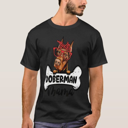 ドーベルマン・ママ Tシャツ (正面)