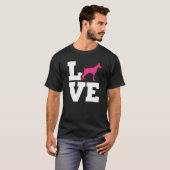ドーベルマン ラブ 1 Tシャツ (正面フル)
