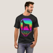 ドーベルマン レトロ ヴィンテージ 80年代 犬 Tシャツ (正面フル)
