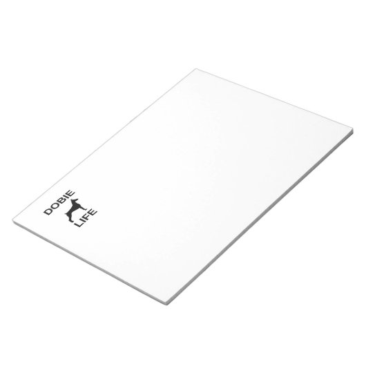 ドーベルマン(犬)寿命 ノートパッド (アングル)