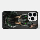 ドーベルマン iPhoneケース iPhone 14 Pro Maxケース (裏面横)
