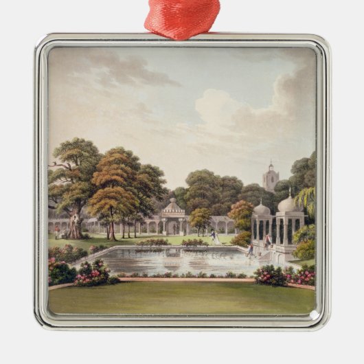 ドームからの眺め、刻まれるブライトンのパビリオン メタルオーナメント (正面)