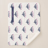 ドームかわいらし要独身の要ミモカスタマイズサ シェルパブランケット (正面)