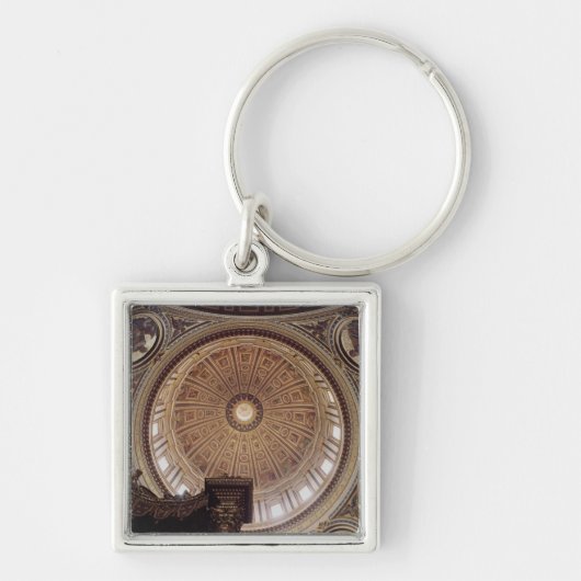 ドームのインテリアの眺め キーホルダー (正面)