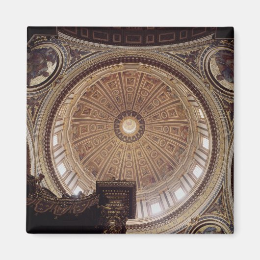 ドームのインテリアの表示 マグネット (正面)