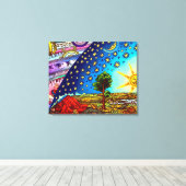 ドームの下から見て キャンバスプリント (インサイチュ (ウッドフロア))