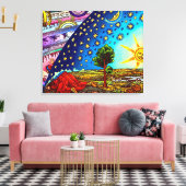 ドームの下から見て キャンバスプリント (インサイチュ (リビング))