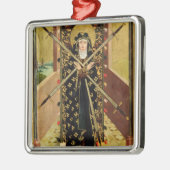 ドームの祭壇1499年からの7つの悲哀のヴァージン メタルオーナメント (左)