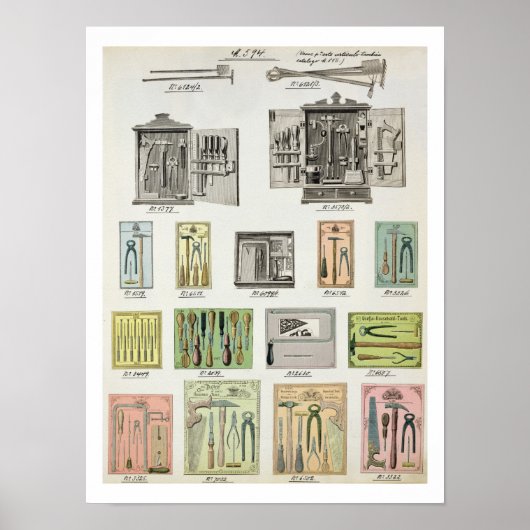 ドームの貿易カタログのツールとツールボックス ポスター (正面)