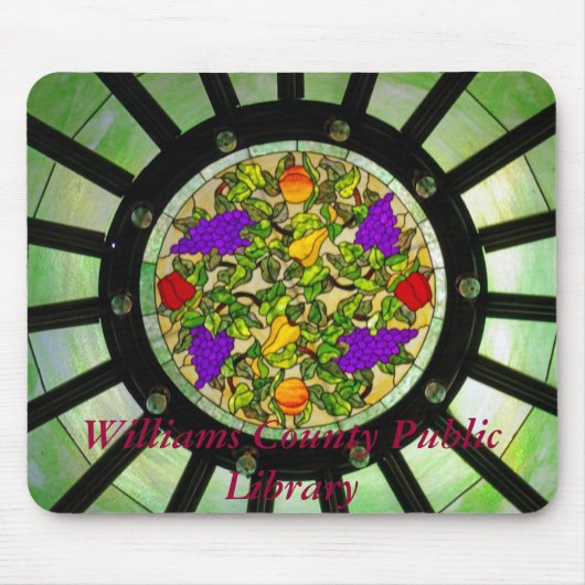 ドームのWilliams郡の公共図書館 マウスパッド (正面)