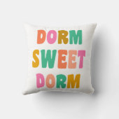 ドームスイートドームカラフルレタリンググリーンピンク クッション (裏面)