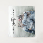 ドームスイートドームカレッジルームメイツウぶら下がったォールズ タペストリー (正面)