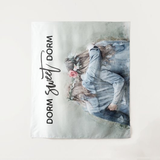 ドームスイートドームカレッジルームメイツウぶら下がったォールズ タペストリー (正面)