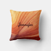 ドームスウィートドルムネーム南西抽象芸術スクエア クッション (裏面)