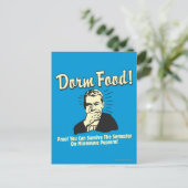 ドームフード：マイクロ生き延び波ポップコーン ポストカード (スタンド正面)