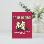 ドームルーム：ほとんどのおもしろいツインベッド ポストカード (スタンド正面)