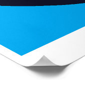 ドーム付き平らな地球 ポスター (角)