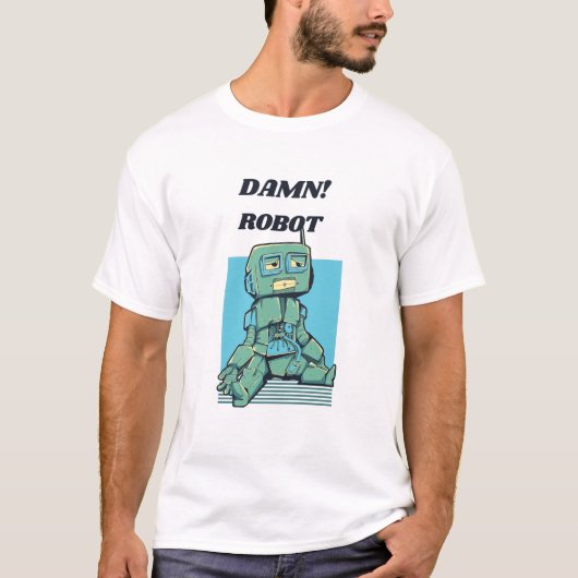 ドーム型ロボット Tシャツ (正面)