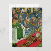 『ドーム祭壇のヨセフの系図』、1499年 ポストカード (正面/裏面)
