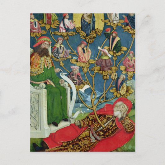 『ドーム祭壇のヨセフの系図』、1499年 ポストカード (正面)