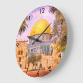 ドーム・オブ・ザ・ロック ラージ壁時計 (傾斜)