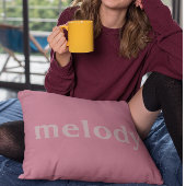 ドーモダンムルームピンクの名前装飾用クッション クッション