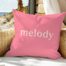 ドーモダンムルームピンクの名前装飾用クッション