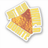 ドーリリラックスートを持っている シール (正面)