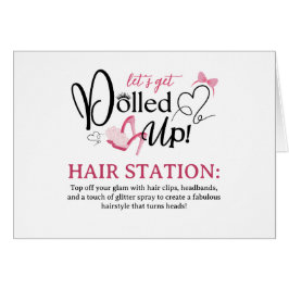 ドールアップヘアステーション折り畳みカード
