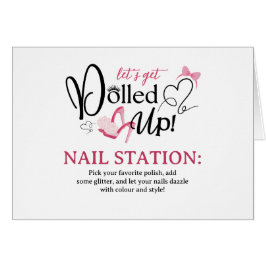 ドールアップ爪、 ネイルステーション折り畳みカード