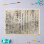 ドールクリスマスデコページ紙 薄葉紙 (クラフト)