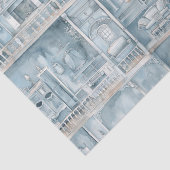 ドールショビクトリアンー淡い色のスブルーウォーター色 薄葉紙 (詳細)