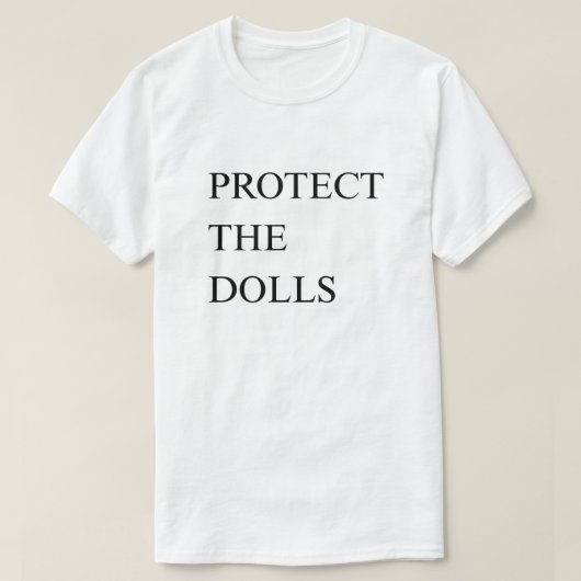 ドールズを守ろう Tシャツ (デザイン正面)