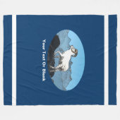 ドールズ・ヒツジ フリースブランケット (正面(横))