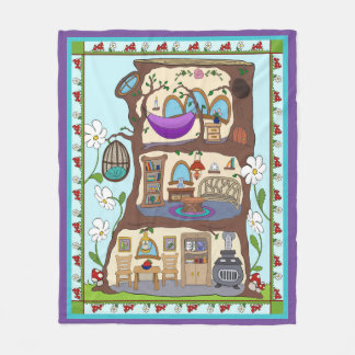 ドールハウスブランケット フリースブランケット