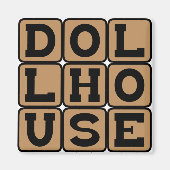 ドールハウス人形の家 マグネット (正面)