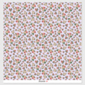 ドールハウス壁紙スモールスケールミニバラ シール (シート)